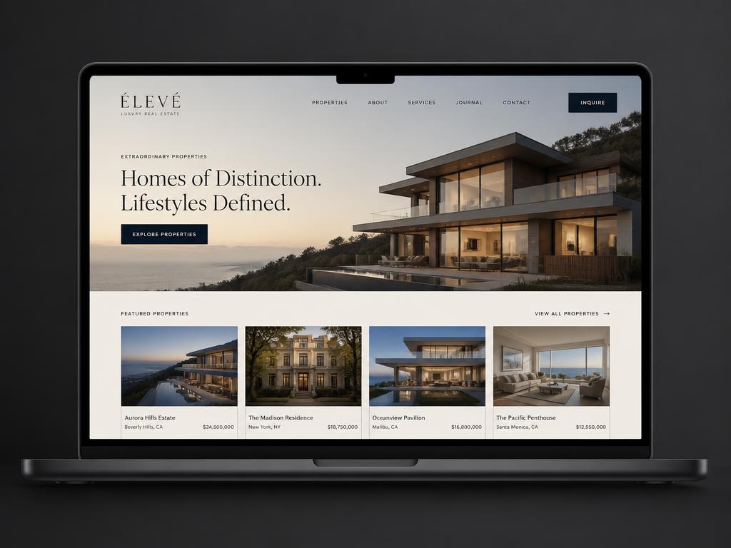 Website-Projekt für Aurawest Immobilien